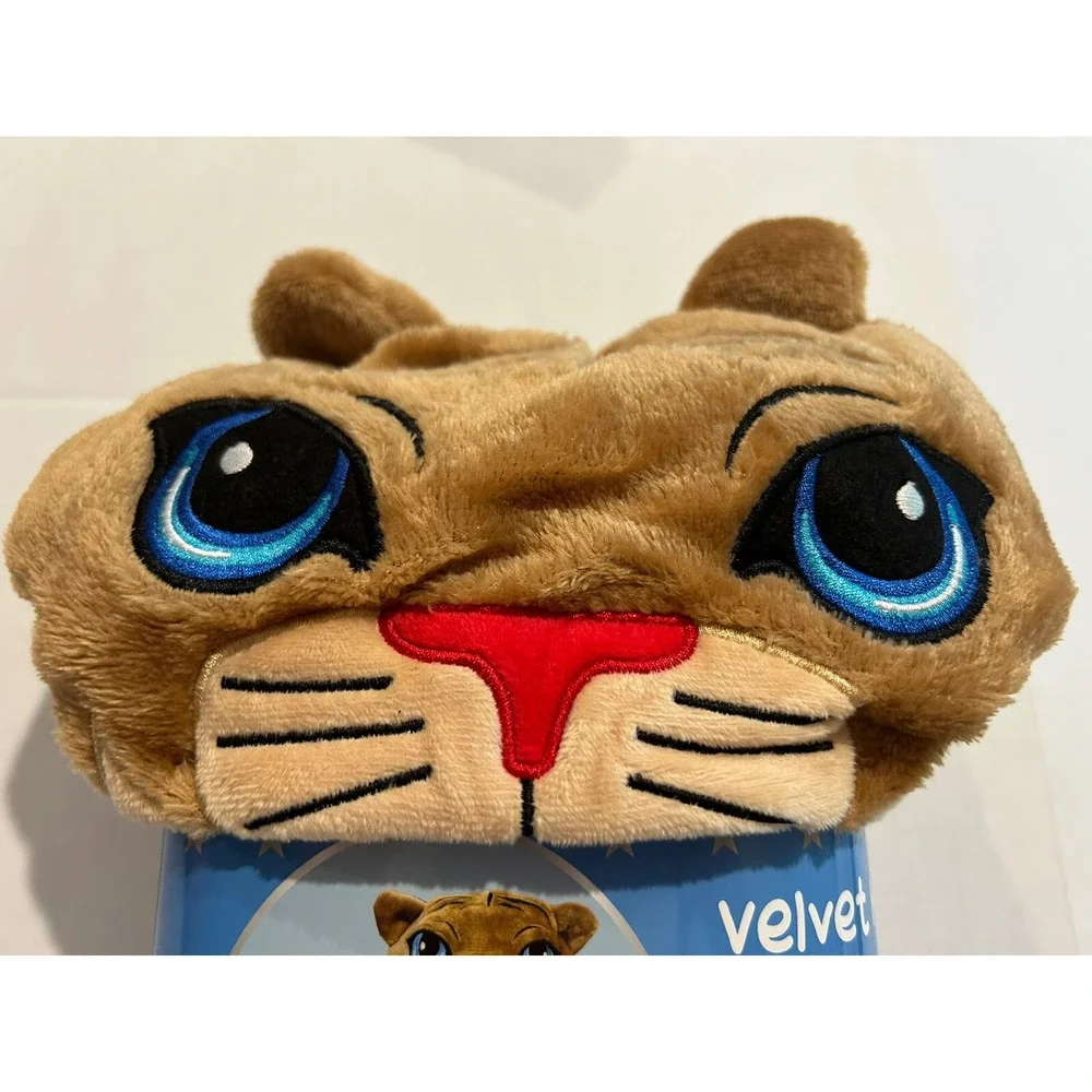 Lion Velvet Hooded Blanket New NWT Kids Plush Birthday Christmas 40 X 47.5 Brown